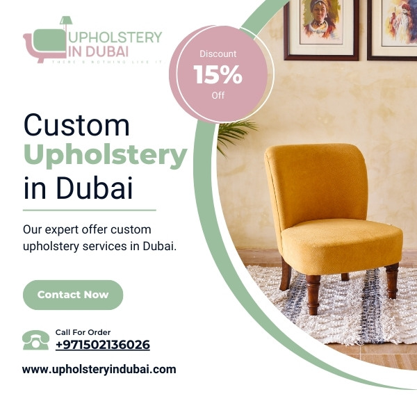 custom upholstery in Dubai